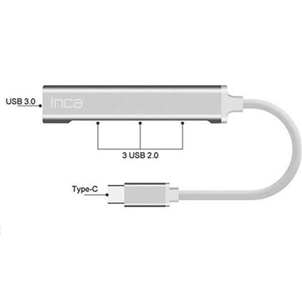 Inca Iusb-04T Type-C 3 X 2.0 Usb Çoklayıcı