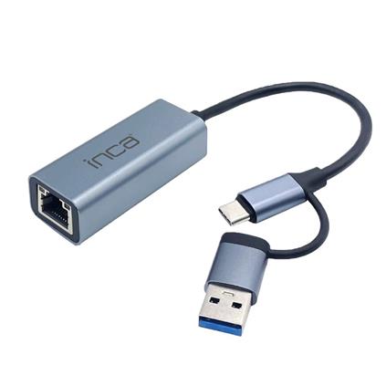 Inca Iutp-01T Usb 3.0 Type-C 3.1 Ethernet RJ45 1000Mbps Alumınyum Kasa