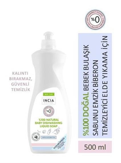 İncia Bebek Bulaşık Emzik Biberon Temizleyici 500 Ml