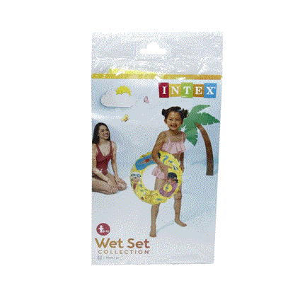 IS59242 Şeffaf Baskılı Simit 61 Cm - Vardem Oyuncak