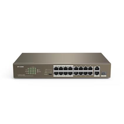 IP-Com F1118P-16-150W 16 Port 10/100+2X1GB Sfp/1Xrj45 Combo 150W Poe Rackmount Swıtch