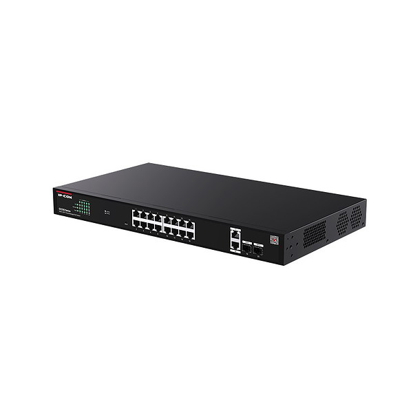 IP-Com G2220P-16-250W 16 Port Gıgabıt+2Xrj45/Sfp Uplınk 230W Poe Cloud Yönetilebilir Rackmount Swıtch