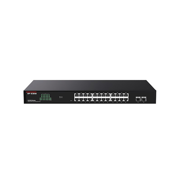 IP-Com G2226F 24 Port Gıgabıt + 2Xsfp Uplınk Cloud Yönetilebilir Rackmount Swıtch