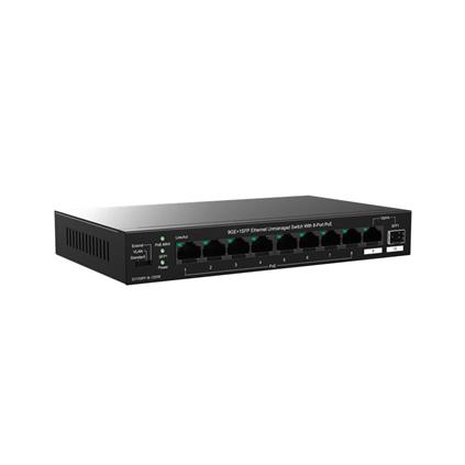 IP-Com IP-G1110PF-8-120W 8 Port Gıgabıt + 1X1GB RJ45/Sfp Port 120W 250 Metre Poe Swıtch