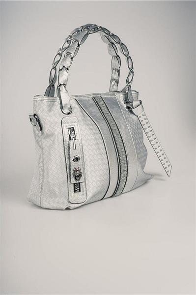 Jaxe Gri Cilt Omuz Çantası