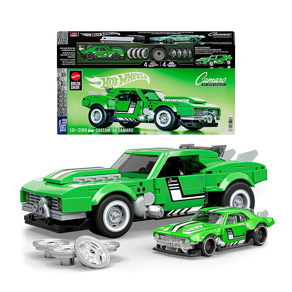 Jft16 Mattel Brick Shop H.W.Speed Serisi-Custom '68 Camaro 289 Parça