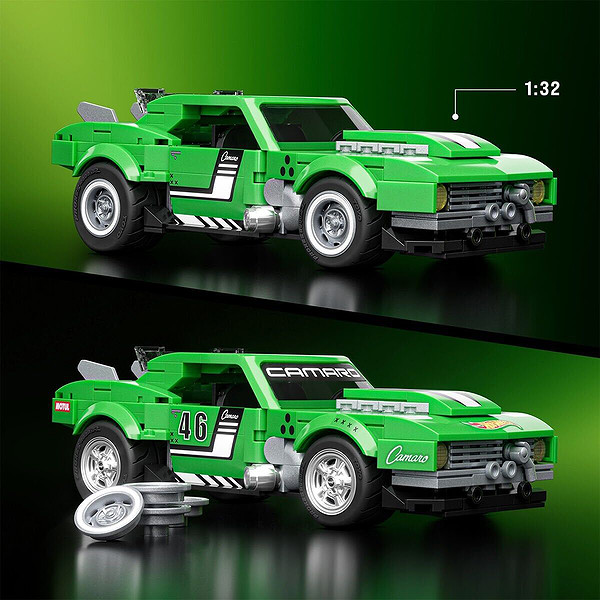Jft16 Mattel Brick Shop H.W.Speed Serisi-Custom '68 Camaro 289 Parça
