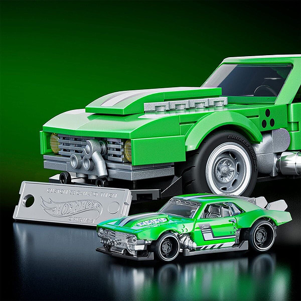 Jft16 Mattel Brick Shop H.W.Speed Serisi-Custom '68 Camaro 289 Parça