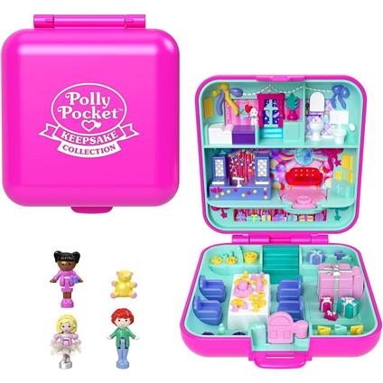 Jgk22 Polly Pocket Mattel 80. Yıl Özel Nostaljik Kompakt Oyun Seti