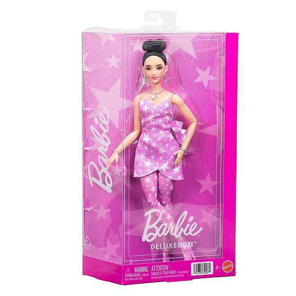 Jjn71 Barbie Deluxe Style - Yıldız Desenli Elbise