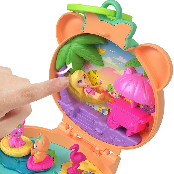 Jkc79 Polly Pocket - Sevimli Ayıcık Mini Oyun Seti