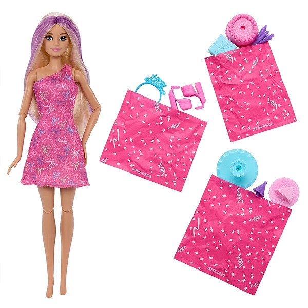 Jkf66 Barbie Party Unboxed Parti Sürprizi Doğumgünü
