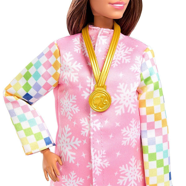 Jkf78 Barbie Snowboard Sporcusu Oyun Seti
