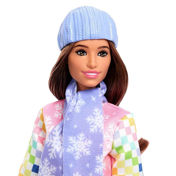 Jkf78 Barbie Snowboard Sporcusu Oyun Seti