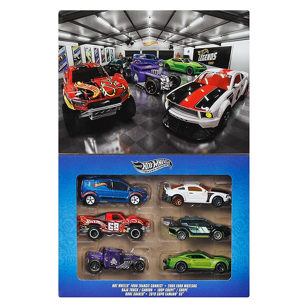 Jlb24 Hot Wheels Legends 6Lı Araç Paketi 1:64