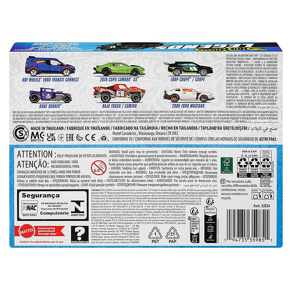 Jlb24 Hot Wheels Legends 6Lı Araç Paketi 1:64