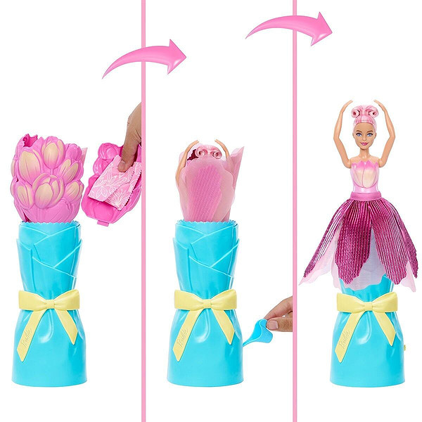 Jmf57 Barbie Petal Pop - Pembe Lale