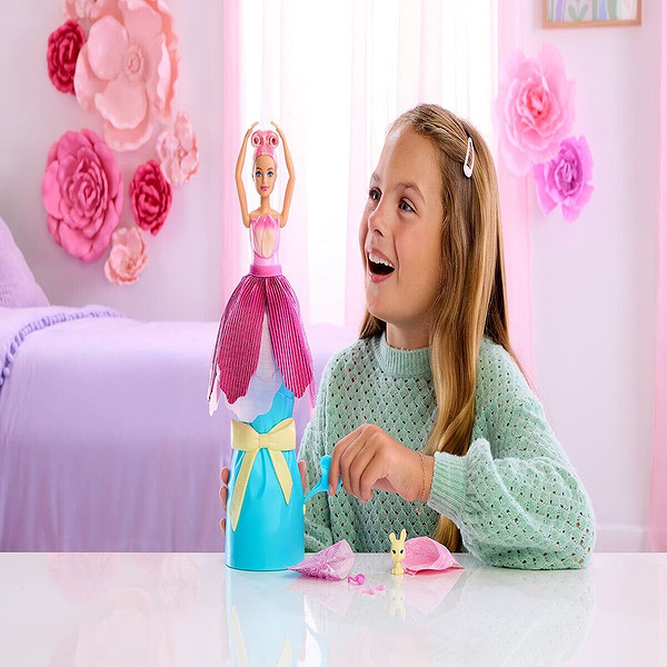 Jmf57 Barbie Petal Pop - Pembe Lale