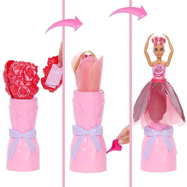 Jmf59 Barbie Petal Pop - Kırmızı Gül