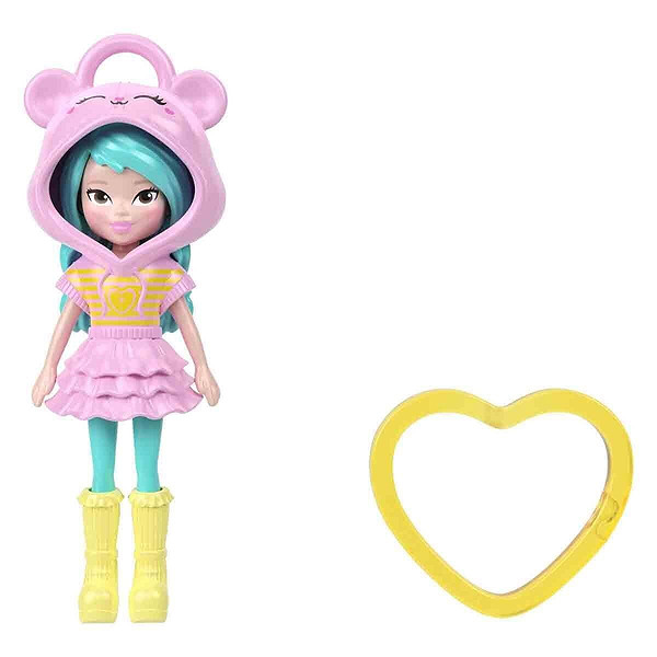 Jmn38 Polly Pocket Kapüşonlu Bebekler