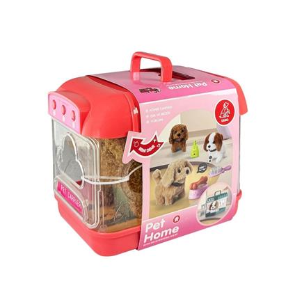 Jnd-6806 Hareketli Köpek Ve Işıklı Sesli Şeffaf Kafes Seti -Vardem Oyuncak