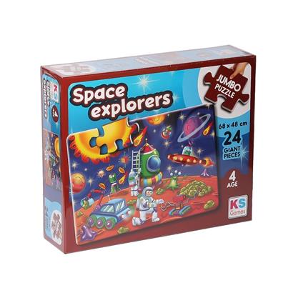 JP 31011 Space Explorers Jumbo Puzzle 24 Parça -Kspuzzle