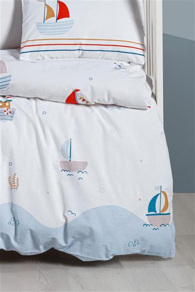 Kanz Ranforce Bebek Nevresim Takımı Knz-001 Sailboats