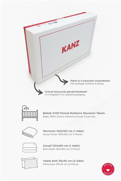Kanz Ranforce Bebek Nevresim Takımı Knz-001 Sailboats