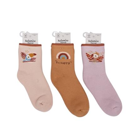 Katamino Yunela Kız Havlu Soket Çorap 250257 Asorti