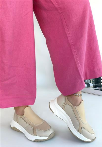 Kendy Bej Cilt Spor Ayakkabı