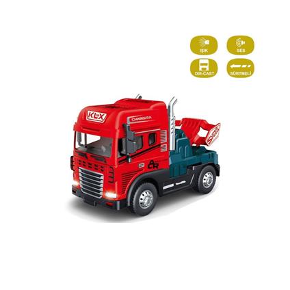 Klx600-345 Sürtmeli Işıklı Müzikli 1:24 Çekici (Tır Kafası)