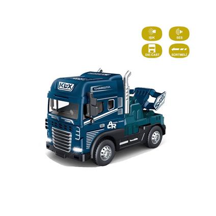 Klx600-345 Sürtmeli Işıklı Müzikli 1:24 Çekici (Tır Kafası)
