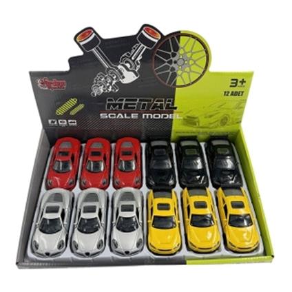 KM-36231C-1-2-3-4 Çek Bırak 1 36 Metal Araba