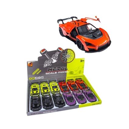 KM36201C-1-2-3-4 Vardem Çek Bırak Metal Araba  1:36