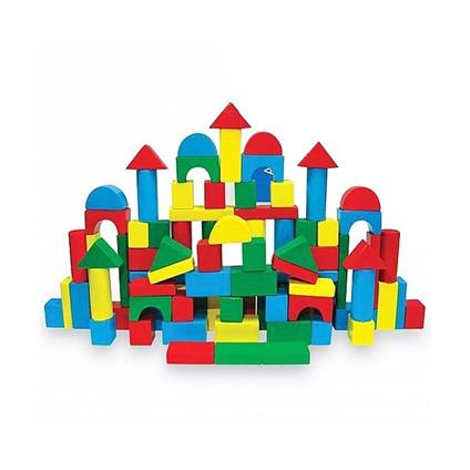 KR016 Woodoy 100 Parça Küçük Kovalı Bloklar 12