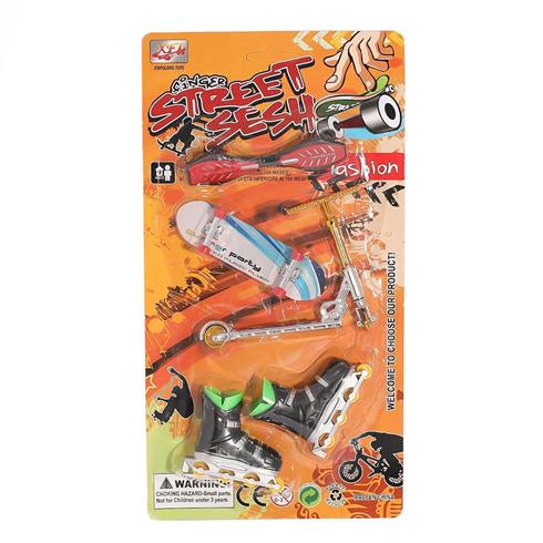 Kzl-012-A7 Kartela Kaykay Paten Scooter Oyun Seti -Kızılkaya