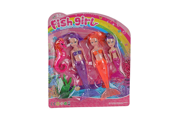 Kzl-7799-4 Deniz Kızı Işıklı Kartela 3LÜ 144