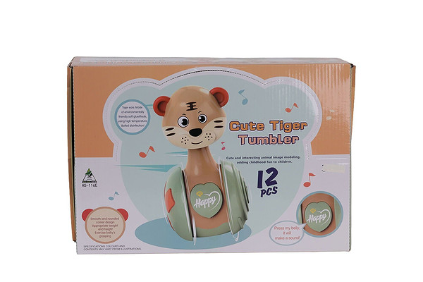 Kzl-HS-116E Sesli Kaplan Hacıyatmaz Oyuncak