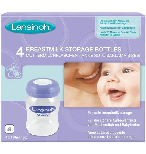 Lansinoh Anne Sütü Saklama Kabı 4'Lü