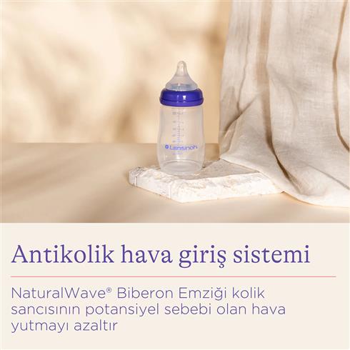 Lansinoh Biberon 2'Li Natural Wawa Biberon Emziği 240 Ml