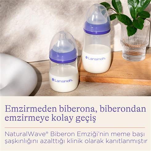 Lansinoh Biberon Natural Wawe Biberon Emziği 160 Ml