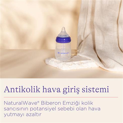 Lansinoh Biberon Natural Wawe Biberon Emziği 160 Ml