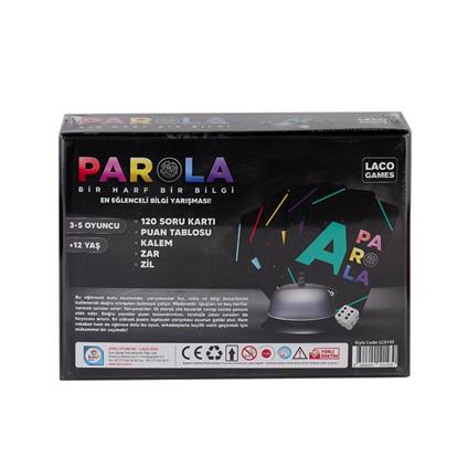 LC0143 Parola En Eğlenceli Bilgi Oyunu -Laçokids