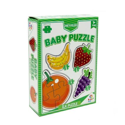 LC7227 Laço, Baby Puzzle - Meyveler - İlk Puzzle / +12 Ay