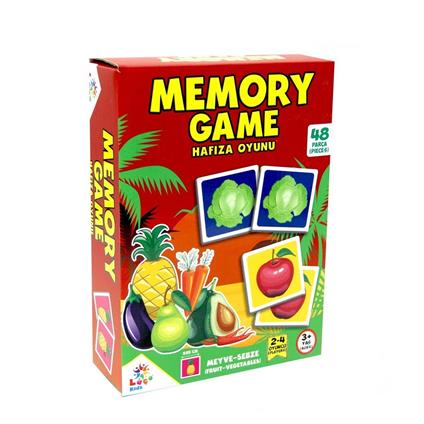 LC7231 Laço, Hafıza Oyunu, Meyve - Sebze / +3 Yaş