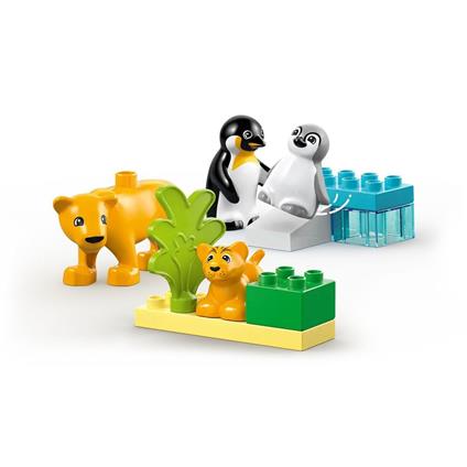 10442 Lego Duplo Penguen Ve Aslanlar 10 Parça +2Aş