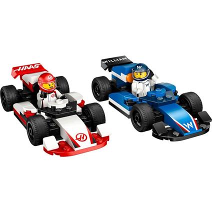60464 Lego City F1 Williams Racing Ve Haas F1 Yarış Arabaları 92 Parça +4 Yaş