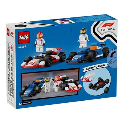 60464 Lego City F1 Williams Racing Ve Haas F1 Yarış Arabaları 92 Parça +4 Yaş