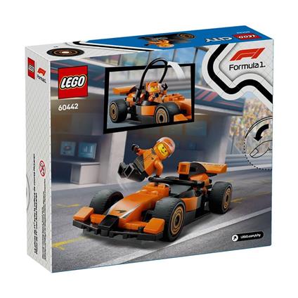60442 Lego City Mclaren Yarış Arabalı F1 Sürücüsü 86 Parça +6 Yaş