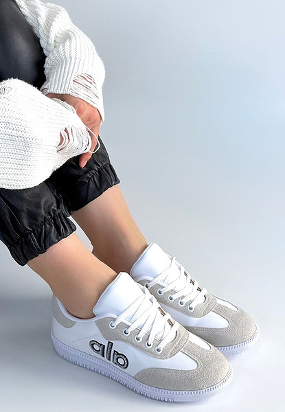 Lendo Beyaz Cilt Bağcıklı Spor Ayakkabı